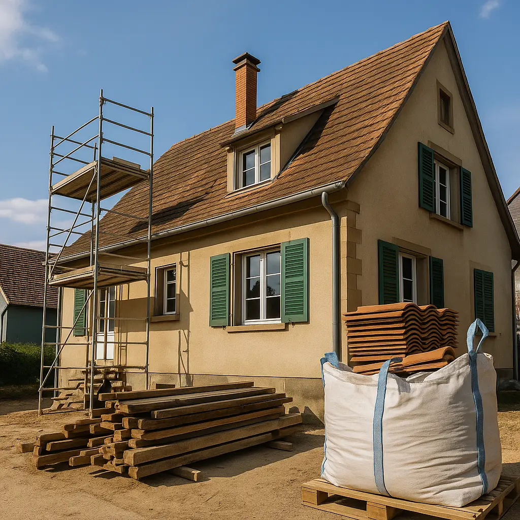 Maison alsacienne en rénovation